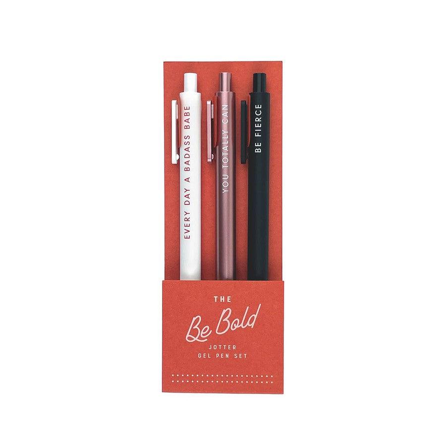 Be Bold Jotter Gel Pen Set-Gifts + Candles-[option4]-[option5]-[option6]-Shop-Womens-Boutique-Store