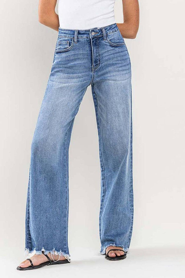 Ultra High Rise Wide Leg Jean-Bottoms-25-[option4]-[option5]-[option6]-Shop-Womens-Boutique-Store