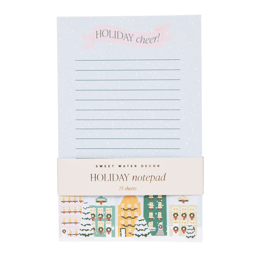 Christmas Village Notepad-Gifts + Candles-[option4]-[option5]-[option6]-Shop-Womens-Boutique-Store