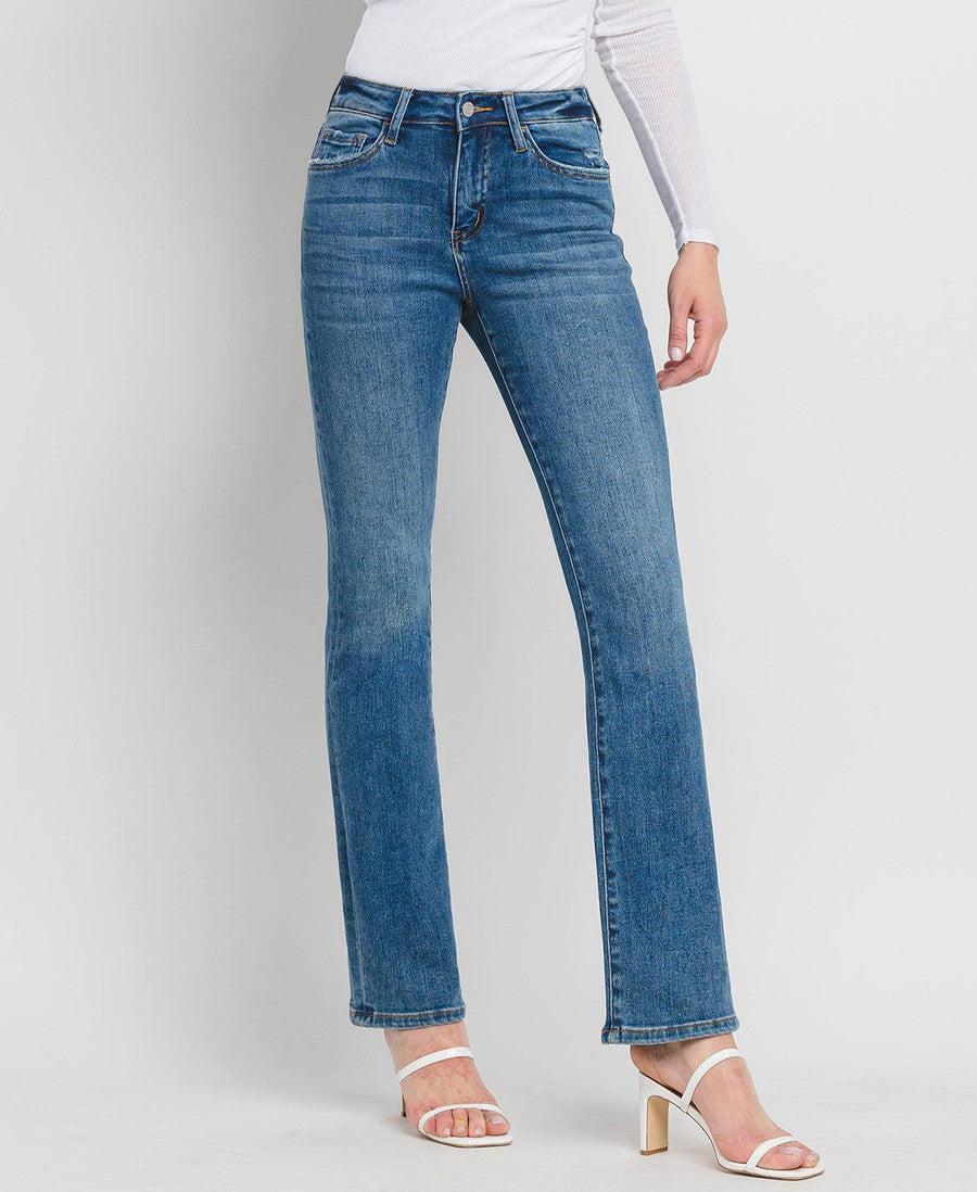 Shining High Rise Boot Cut Jeans-Bottoms-25-[option4]-[option5]-[option6]-Shop-Womens-Boutique-Store