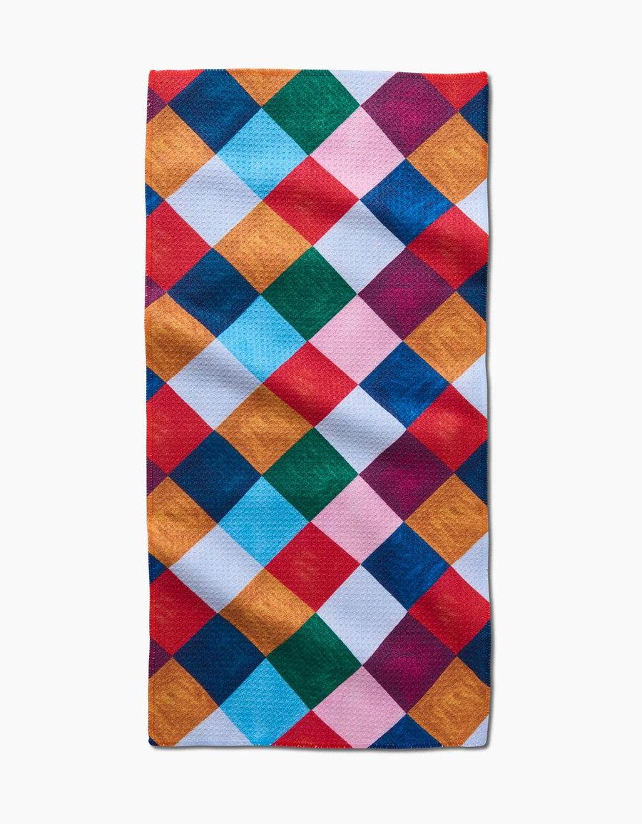 Holiday Harlequin Bar Towel-Kitchen-[option4]-[option5]-[option6]-Shop-Womens-Boutique-Store