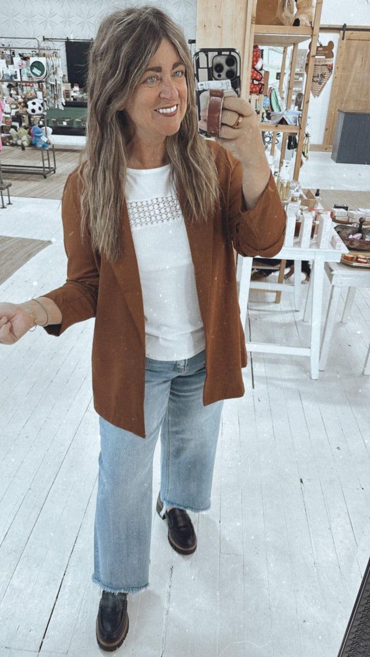 Magic Blazer in Rust-Tops Long Sleeve-[option4]-[option5]-[option6]-Shop-Womens-Boutique-Store