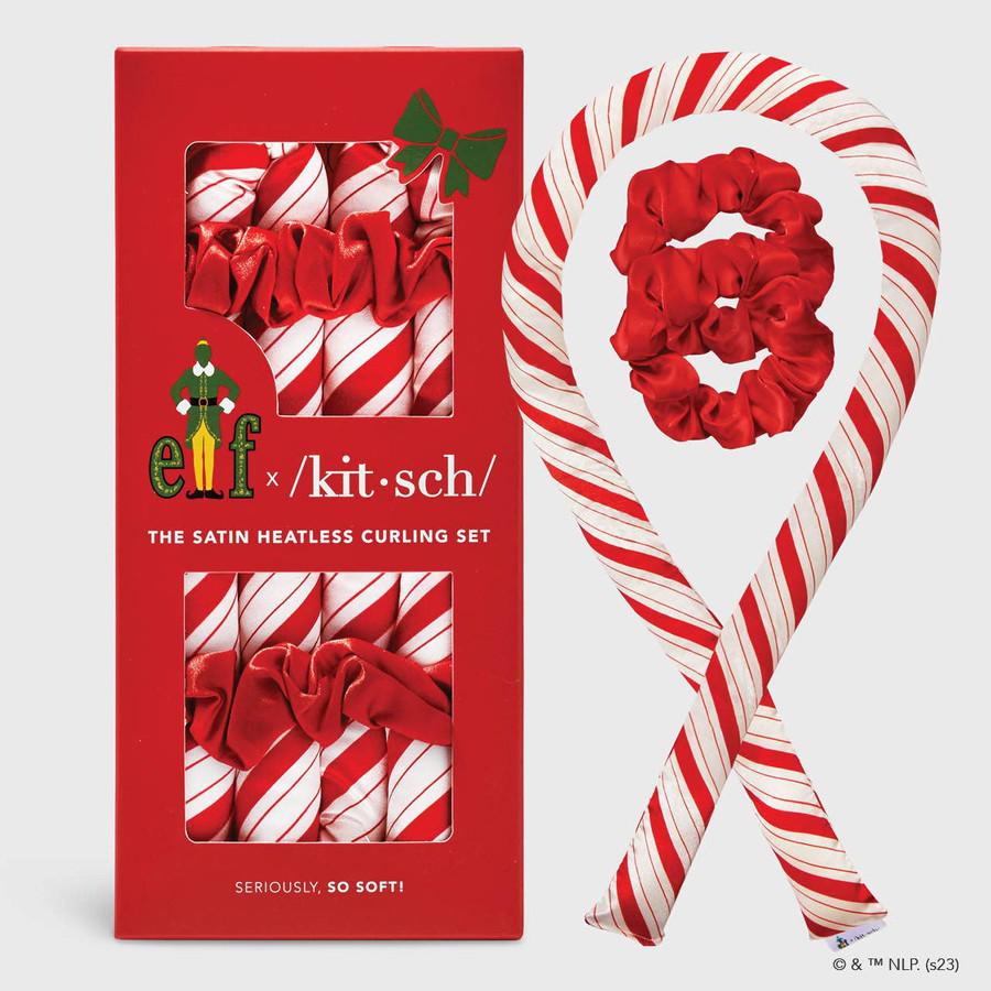 Elf x Kitsch Satin Heatless Set- Candy Cane-Beauty + Wellness-[option4]-[option5]-[option6]-Shop-Womens-Boutique-Store