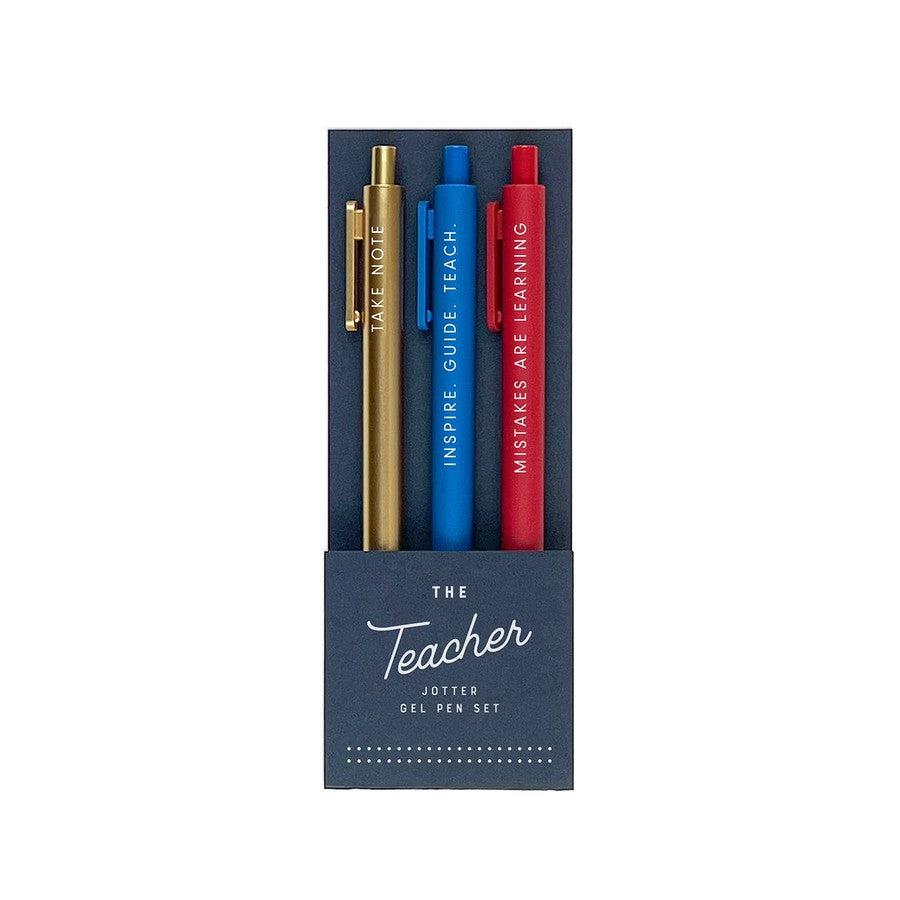 Teacher Jotter Gel Pen Set-Gifts + Candles-[option4]-[option5]-[option6]-Shop-Womens-Boutique-Store