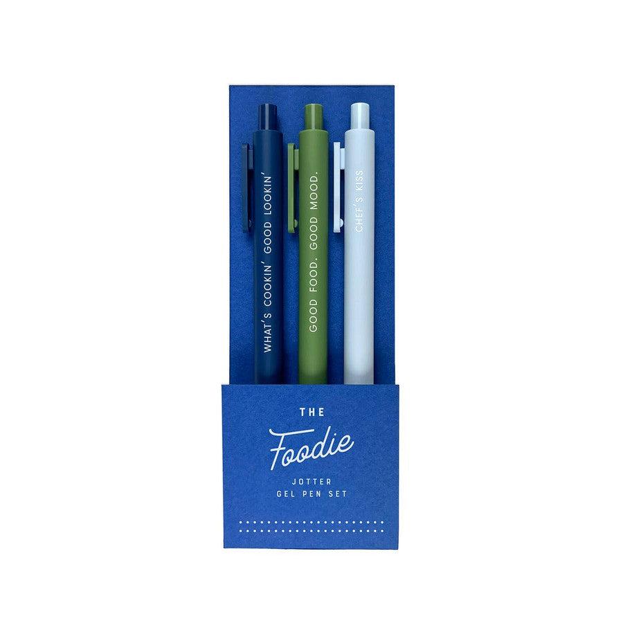 Foodie Jotter Gel Pen Set-Gifts + Candles-[option4]-[option5]-[option6]-Shop-Womens-Boutique-Store