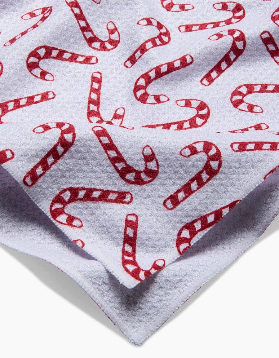 Christmas Candy Canes Tea Towel-Kitchen-[option4]-[option5]-[option6]-Shop-Womens-Boutique-Store