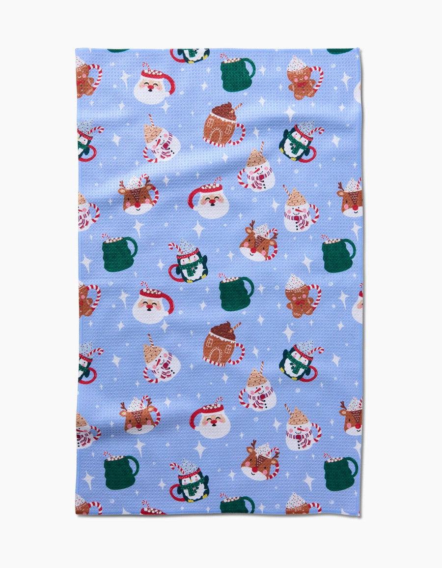 Christmas Mugs Tea Towel-Kitchen-[option4]-[option5]-[option6]-Shop-Womens-Boutique-Store