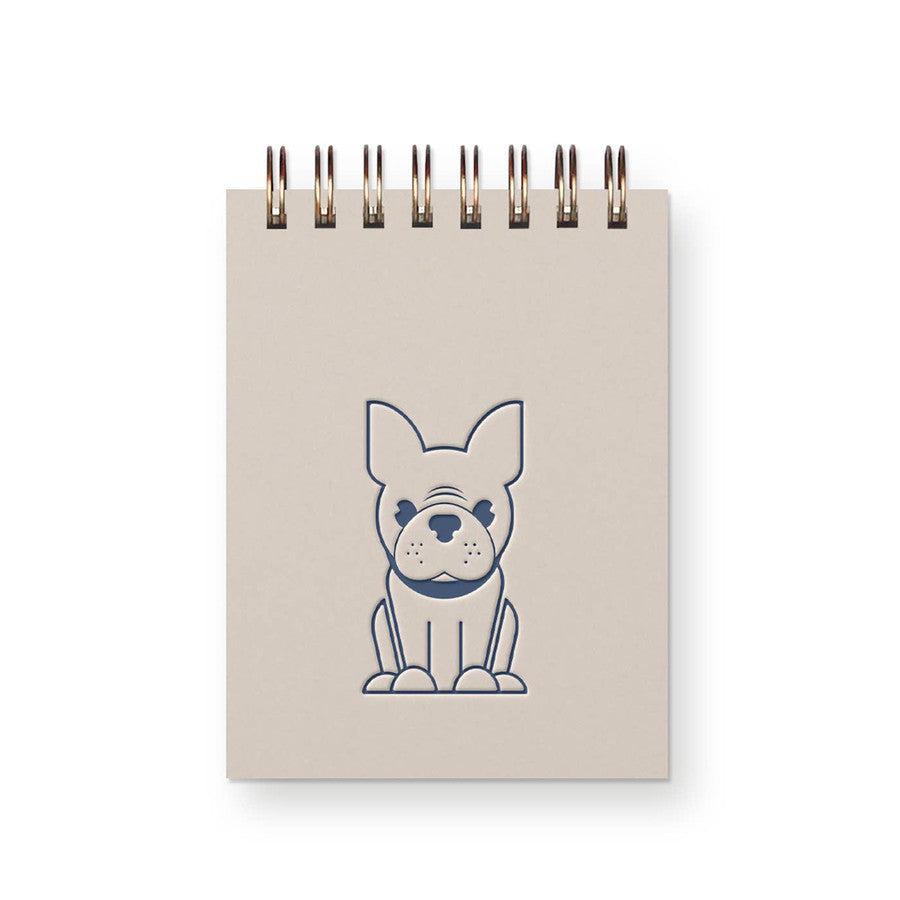 Frenchie Mini Jotter Notebook-Gifts + Candles-[option4]-[option5]-[option6]-Shop-Womens-Boutique-Store