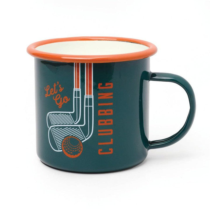 Enamel Golf Mug-Gifts + Candles-[option4]-[option5]-[option6]-Shop-Womens-Boutique-Store