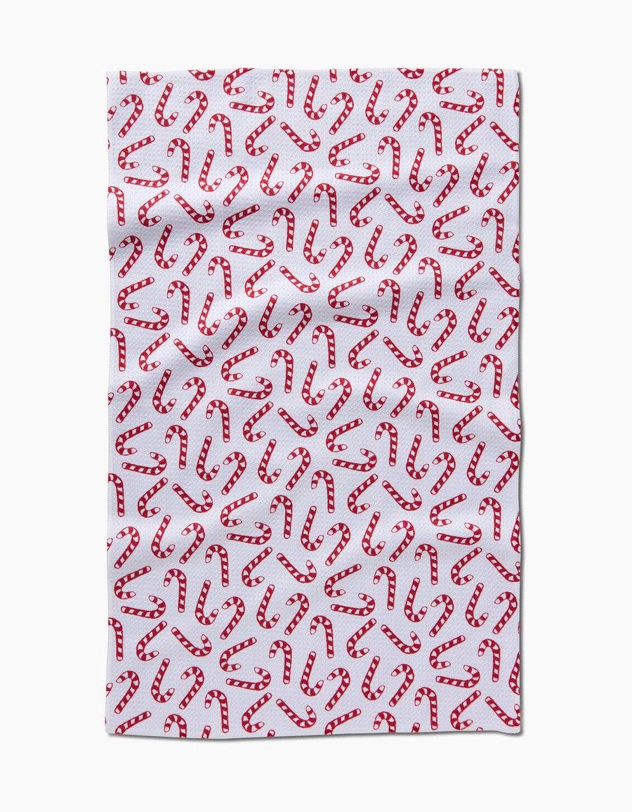 Christmas Candy Canes Tea Towel-Kitchen-[option4]-[option5]-[option6]-Shop-Womens-Boutique-Store