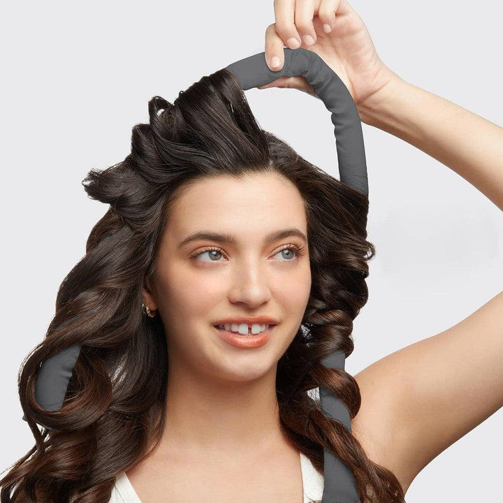 Satin Heatless Curling Set - Charcoal-Beauty + Wellness-[option4]-[option5]-[option6]-Shop-Womens-Boutique-Store