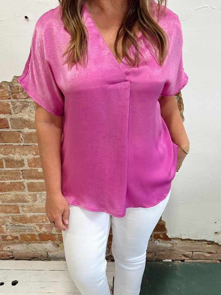 Favorite Silky Blouse-Tops-[option4]-[option5]-[option6]-Shop-Womens-Boutique-Store