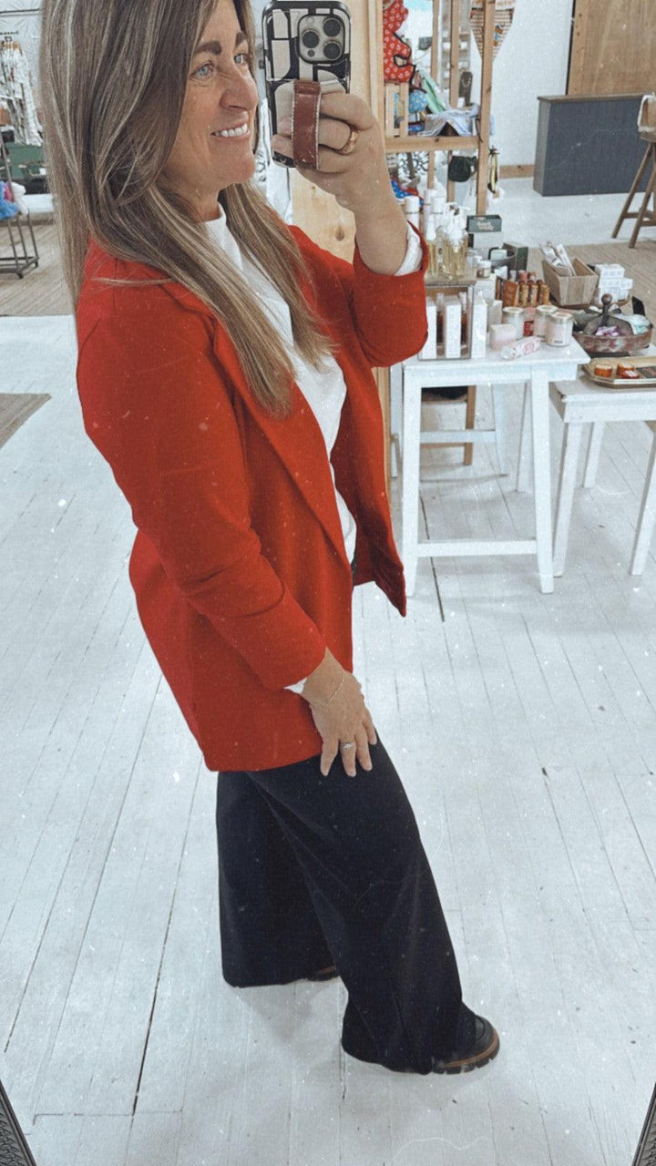 Magic Blazer in Red-Tops Long Sleeve-[option4]-[option5]-[option6]-Shop-Womens-Boutique-Store