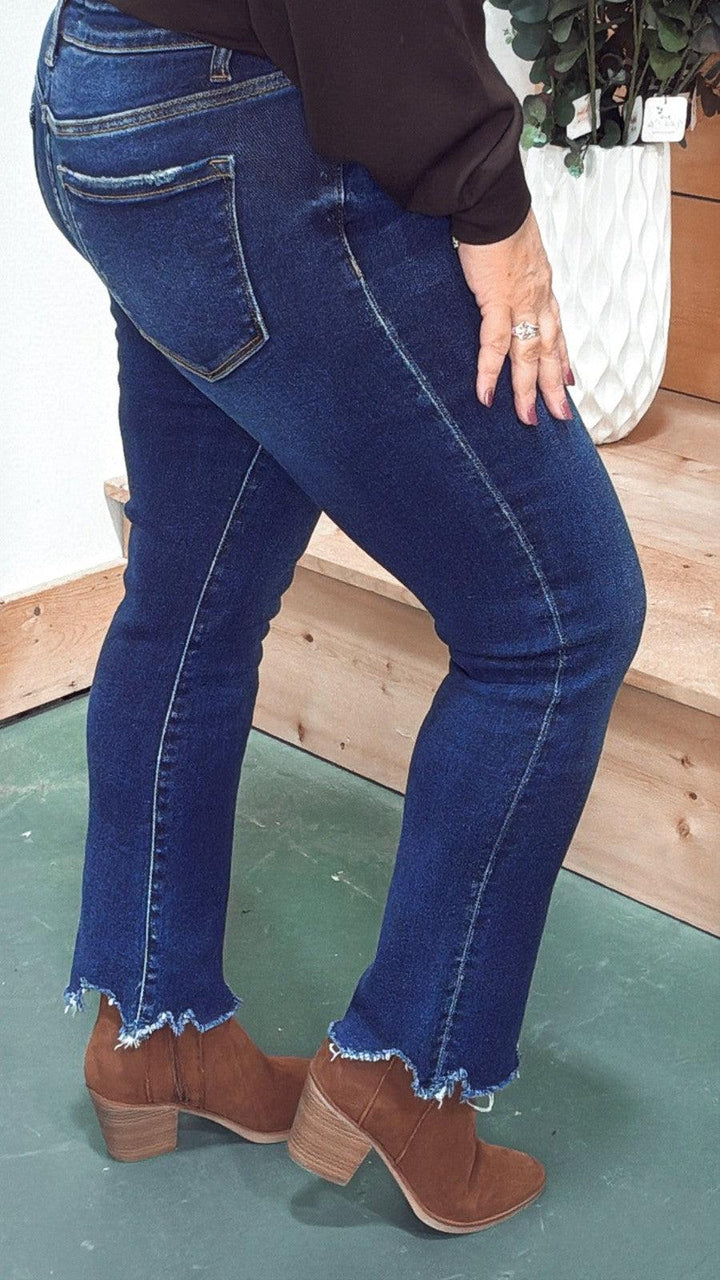 Issue Free Slim Straight Denim-Bottoms-[option4]-[option5]-[option6]-Shop-Womens-Boutique-Store