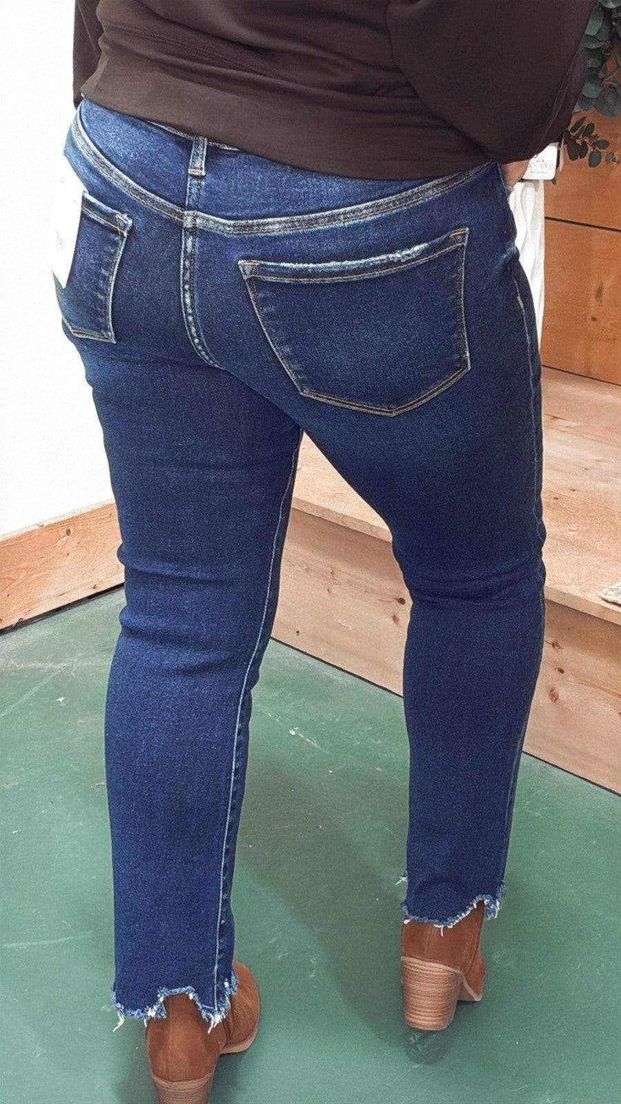 Issue Free Slim Straight Denim-Bottoms-[option4]-[option5]-[option6]-Shop-Womens-Boutique-Store