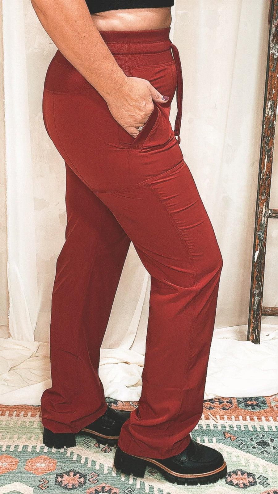 Studio Pants in Cayenne-Bottoms-[option4]-[option5]-[option6]-Shop-Womens-Boutique-Store