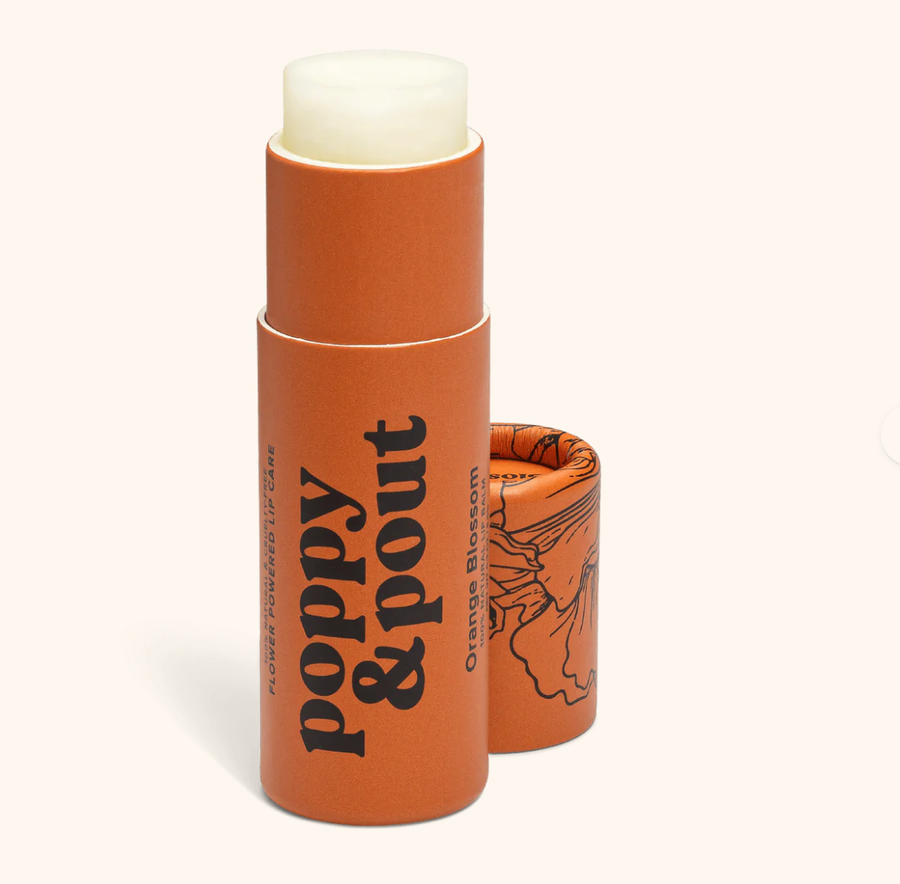 Poppy & Pout Lip Balm - Orange Blossom-Beauty + Wellness-[option4]-[option5]-[option6]-Shop-Womens-Boutique-Store