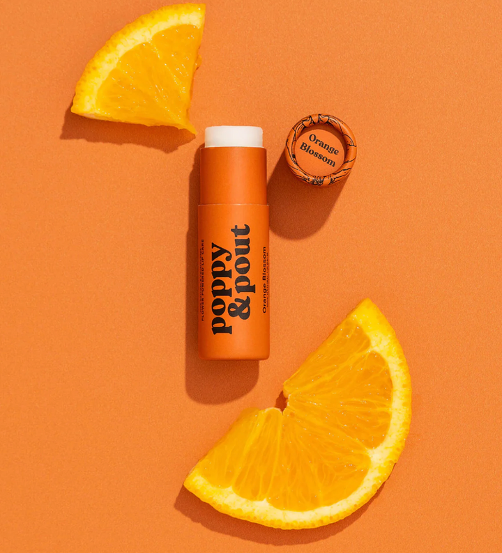 Poppy & Pout Lip Balm - Orange Blossom-Beauty + Wellness-[option4]-[option5]-[option6]-Shop-Womens-Boutique-Store