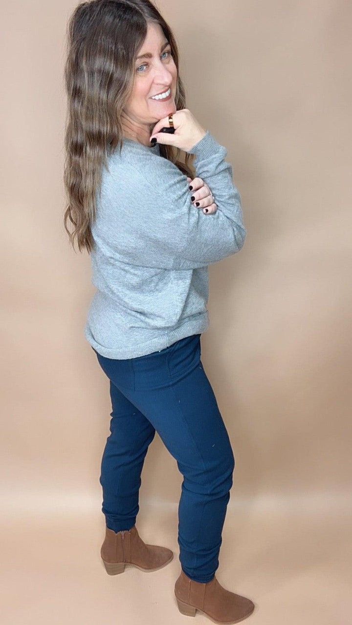 Softest Pullover Sweater in Grey-Tops Long Sleeve-[option4]-[option5]-[option6]-Shop-Womens-Boutique-Store