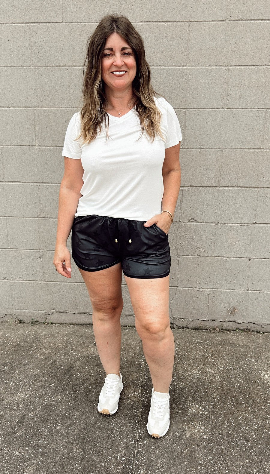 Not Your Basic Tee in Ivory-Tops Short Sleeve-[option4]-[option5]-[option6]-Shop-Womens-Boutique-Store