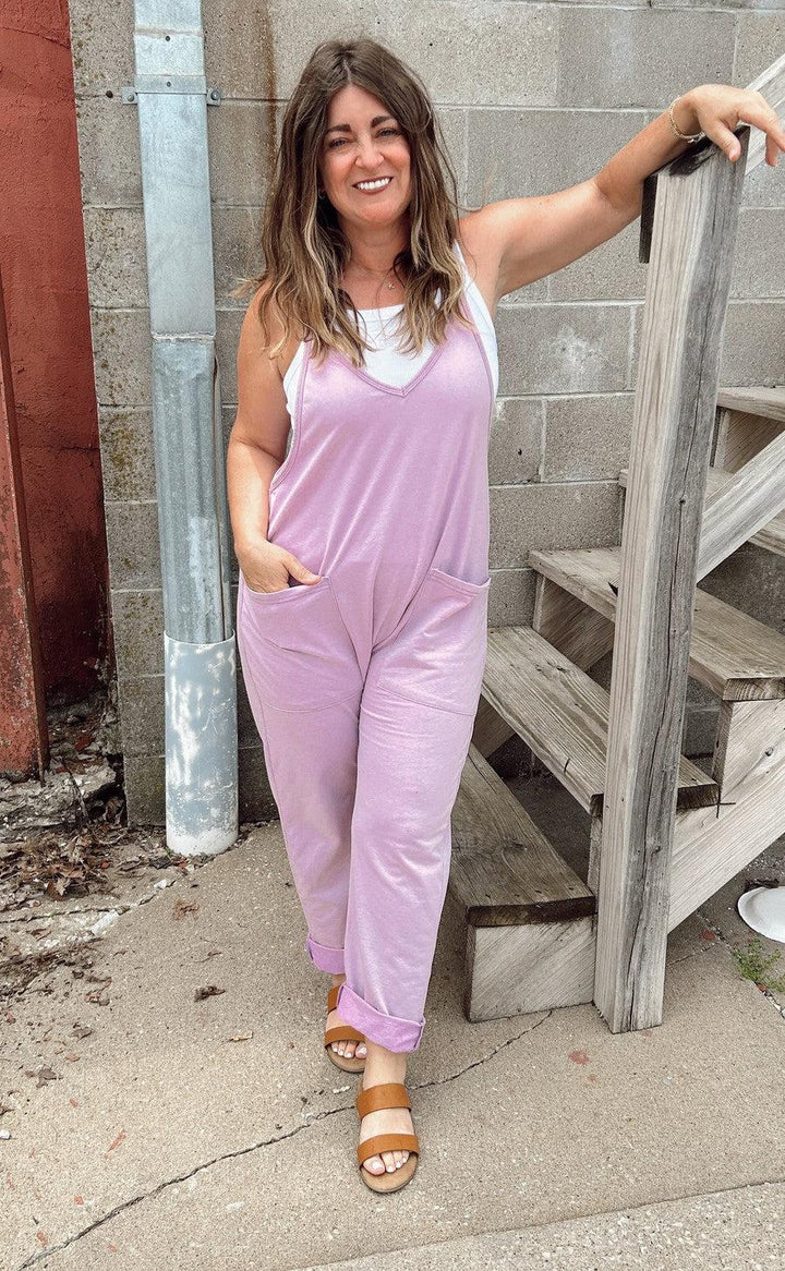 Summer's Favorite Overalls in Lavender-Dresses + Jumpsuits-[option4]-[option5]-[option6]-Shop-Womens-Boutique-Store