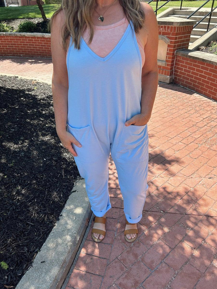 Summer's Favorite Overalls in Blue-Dresses + Jumpsuits-[option4]-[option5]-[option6]-Shop-Womens-Boutique-Store