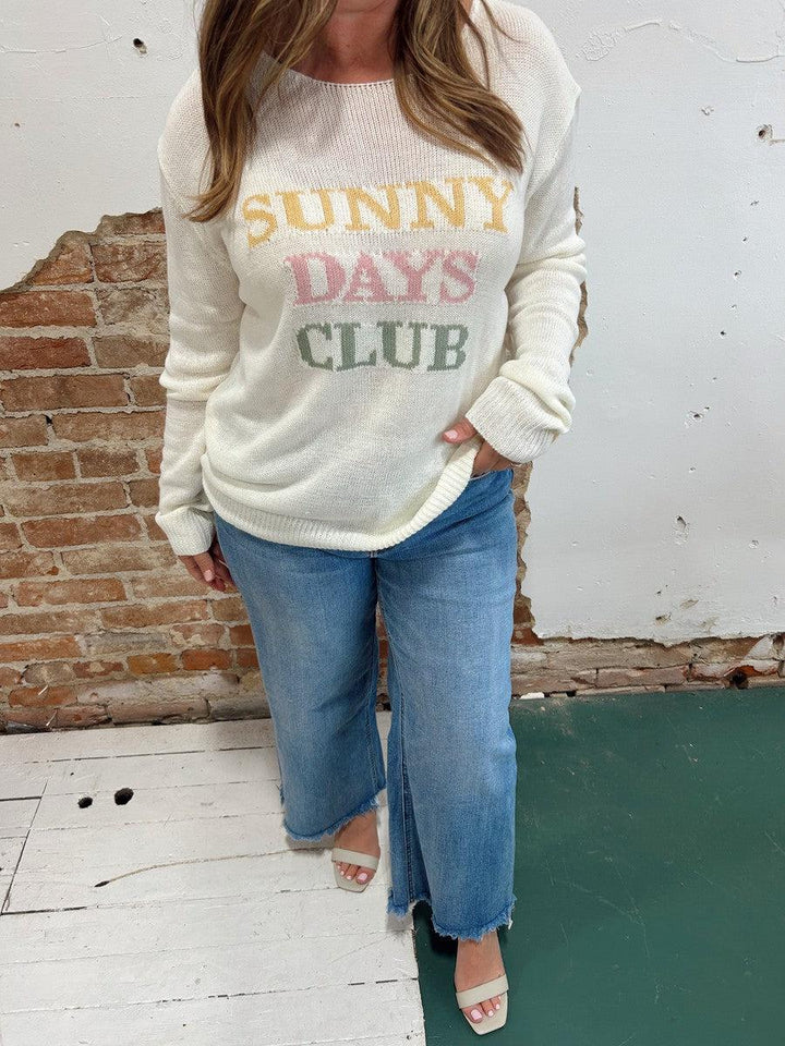 Sunny Days Club Sweater-Tops Long Sleeve-[option4]-[option5]-[option6]-Shop-Womens-Boutique-Store