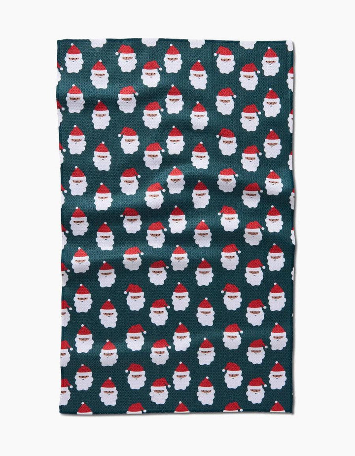 Santa Santa Tea Towel-Kitchen-[option4]-[option5]-[option6]-Shop-Womens-Boutique-Store