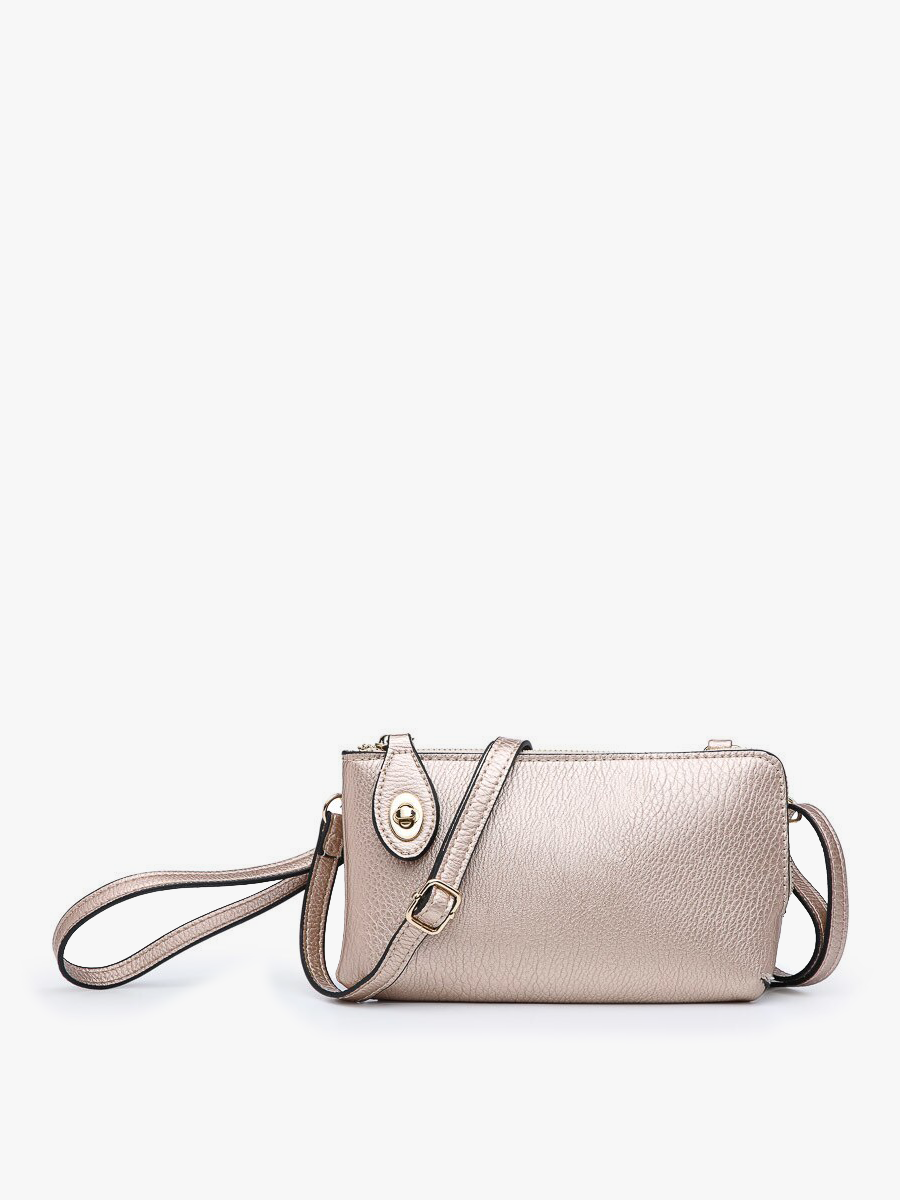 Kendall Crossbody/Wristlet w/ Twist Lock Closure-Accessories-Rose Gold-[option4]-[option5]-[option6]-Shop-Womens-Boutique-Store