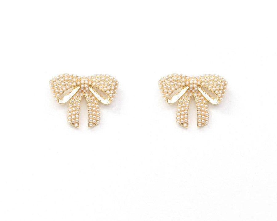 Zina Bow Earrings-Accessories-[option4]-[option5]-[option6]-Shop-Womens-Boutique-Store