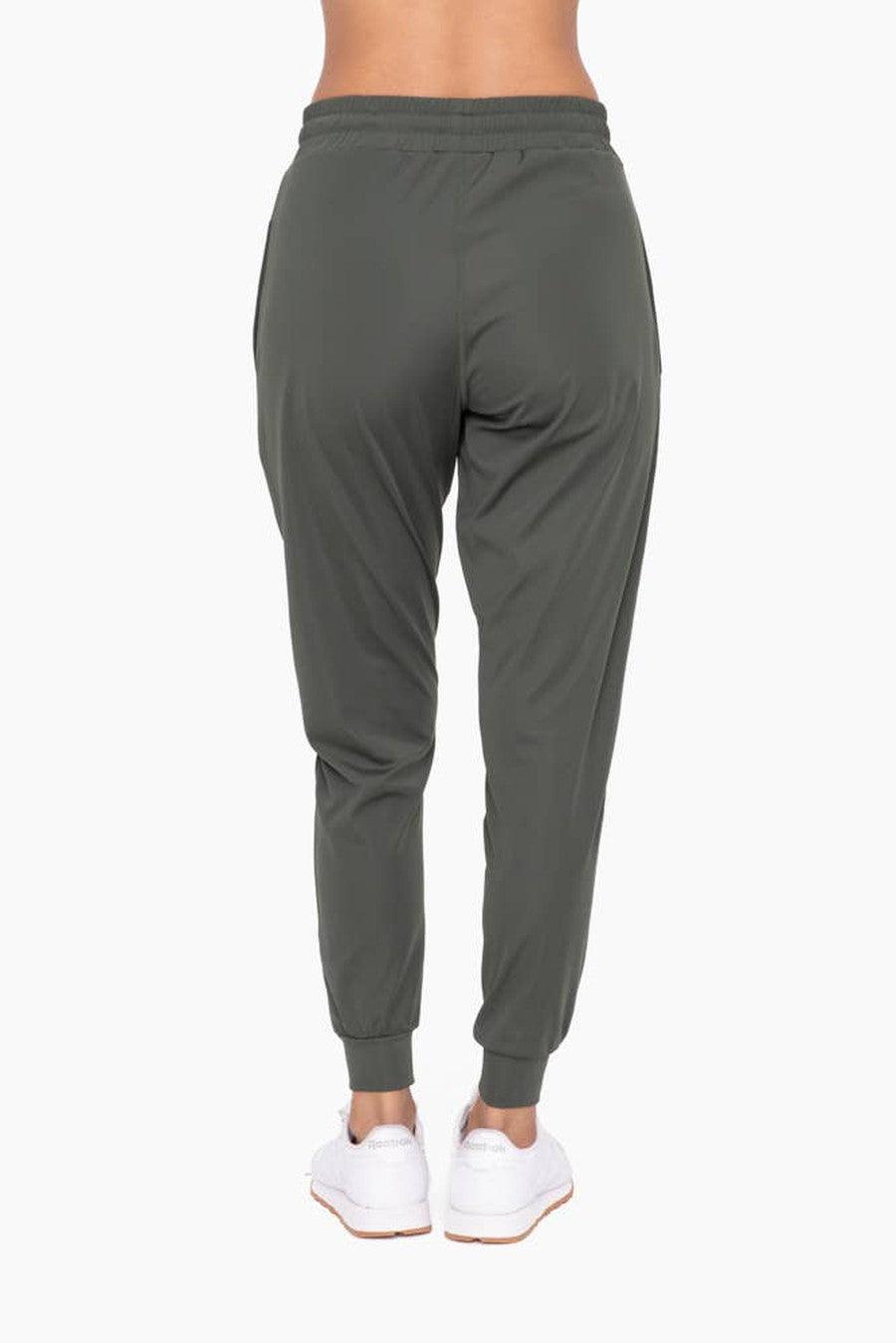 Core Pleated Front Joggers in Pine-Bottoms-[option4]-[option5]-[option6]-Shop-Womens-Boutique-Store