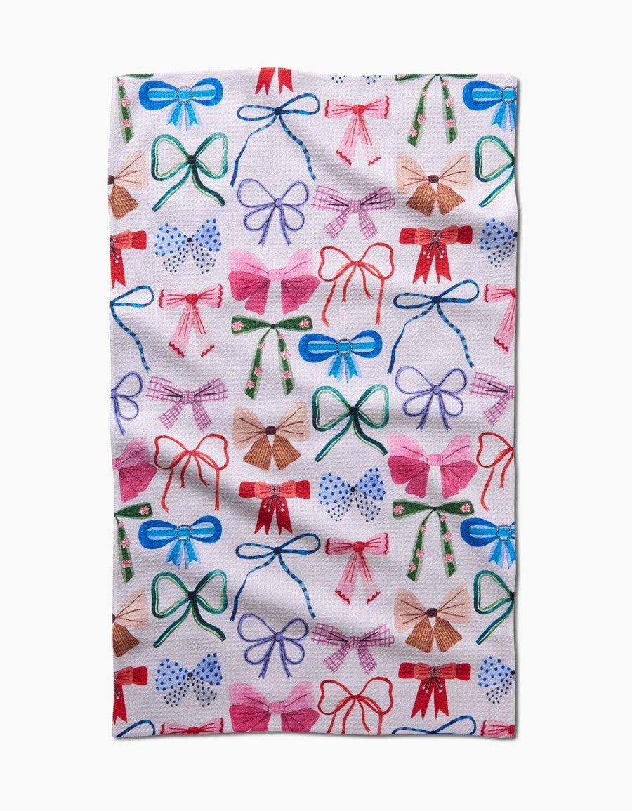 Bows Tea Towel-Kitchen-[option4]-[option5]-[option6]-Shop-Womens-Boutique-Store