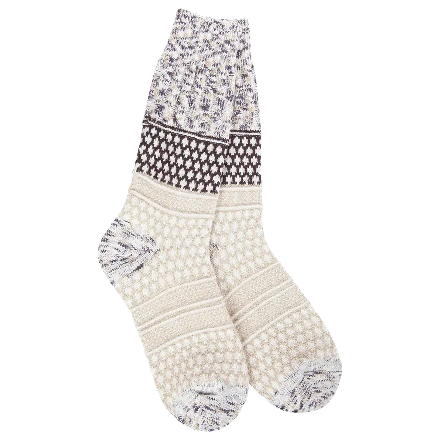 World's Softest Weekend Gallery Textured Crew Sock-Accessories-Cookie Dough-[option4]-[option5]-[option6]-Shop-Womens-Boutique-Store