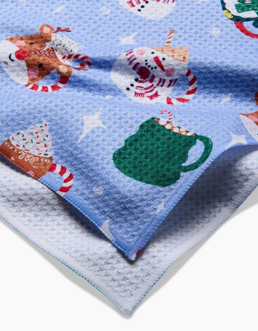 Christmas Mugs Tea Towel-Kitchen-[option4]-[option5]-[option6]-Shop-Womens-Boutique-Store