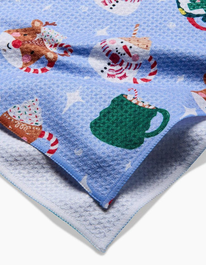 Christmas Mugs Tea Towel-Kitchen-[option4]-[option5]-[option6]-Shop-Womens-Boutique-Store