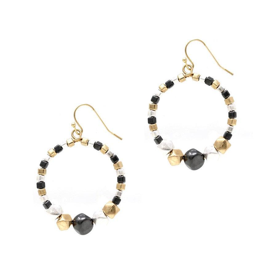 Salma Multicolor Hoop Earrings-Accessories-[option4]-[option5]-[option6]-Shop-Womens-Boutique-Store