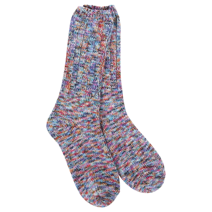 World's Softest Ragg Cable Crew Socks-Accessories-Indigo-[option4]-[option5]-[option6]-Shop-Womens-Boutique-Store