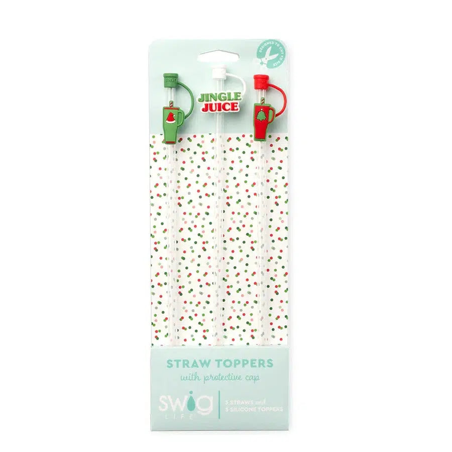 Swig Holiday Straw Toppers-Home + Entertain-Jingle Juice-[option4]-[option5]-[option6]-Shop-Womens-Boutique-Store