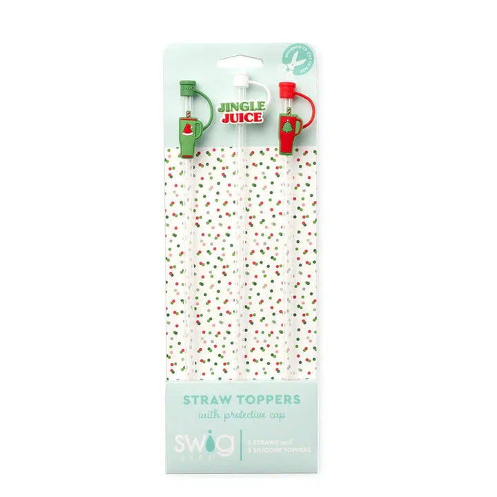 Swig Holiday Straw Toppers-Home + Entertain-Jingle Juice-[option4]-[option5]-[option6]-Shop-Womens-Boutique-Store