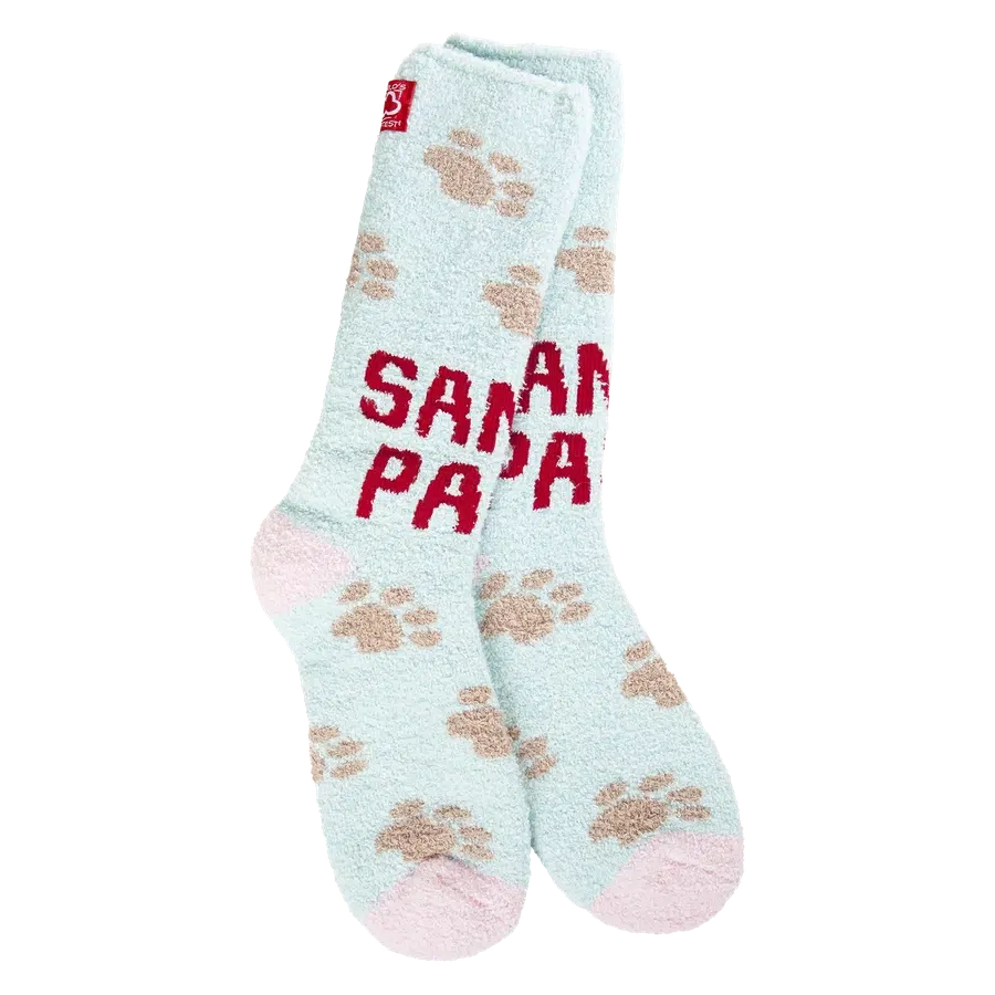 World's Softest Holiday Cozy Crew Sock-Accessories-Santa Paws-[option4]-[option5]-[option6]-Shop-Womens-Boutique-Store