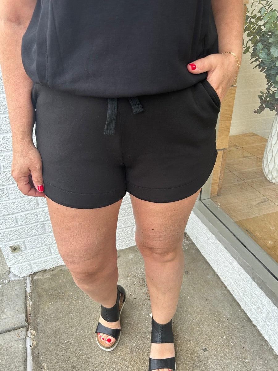 Take a Dive Shorts in Black-Bottoms-[option4]-[option5]-[option6]-Shop-Womens-Boutique-Store