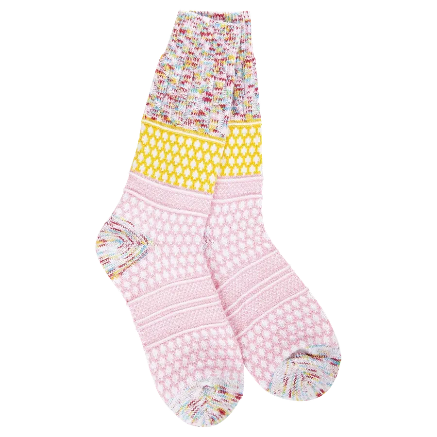 World's Softest Weekend Gallery Textured Crew Sock-Accessories-Whimsical-[option4]-[option5]-[option6]-Shop-Womens-Boutique-Store