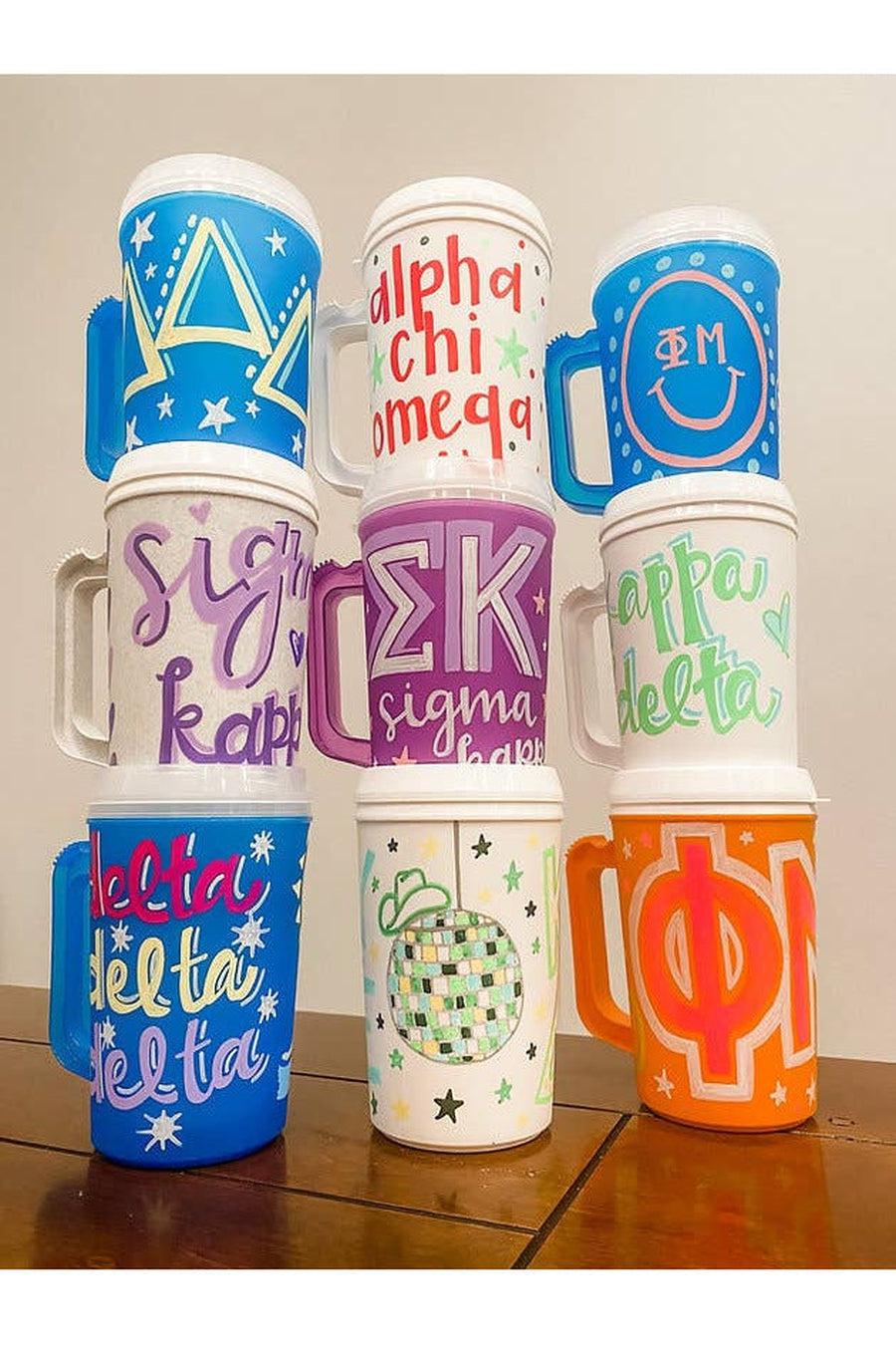 Sorority Hand Painted Mugs - ADPi-Gifts + Candles-[option4]-[option5]-[option6]-Shop-Womens-Boutique-Store