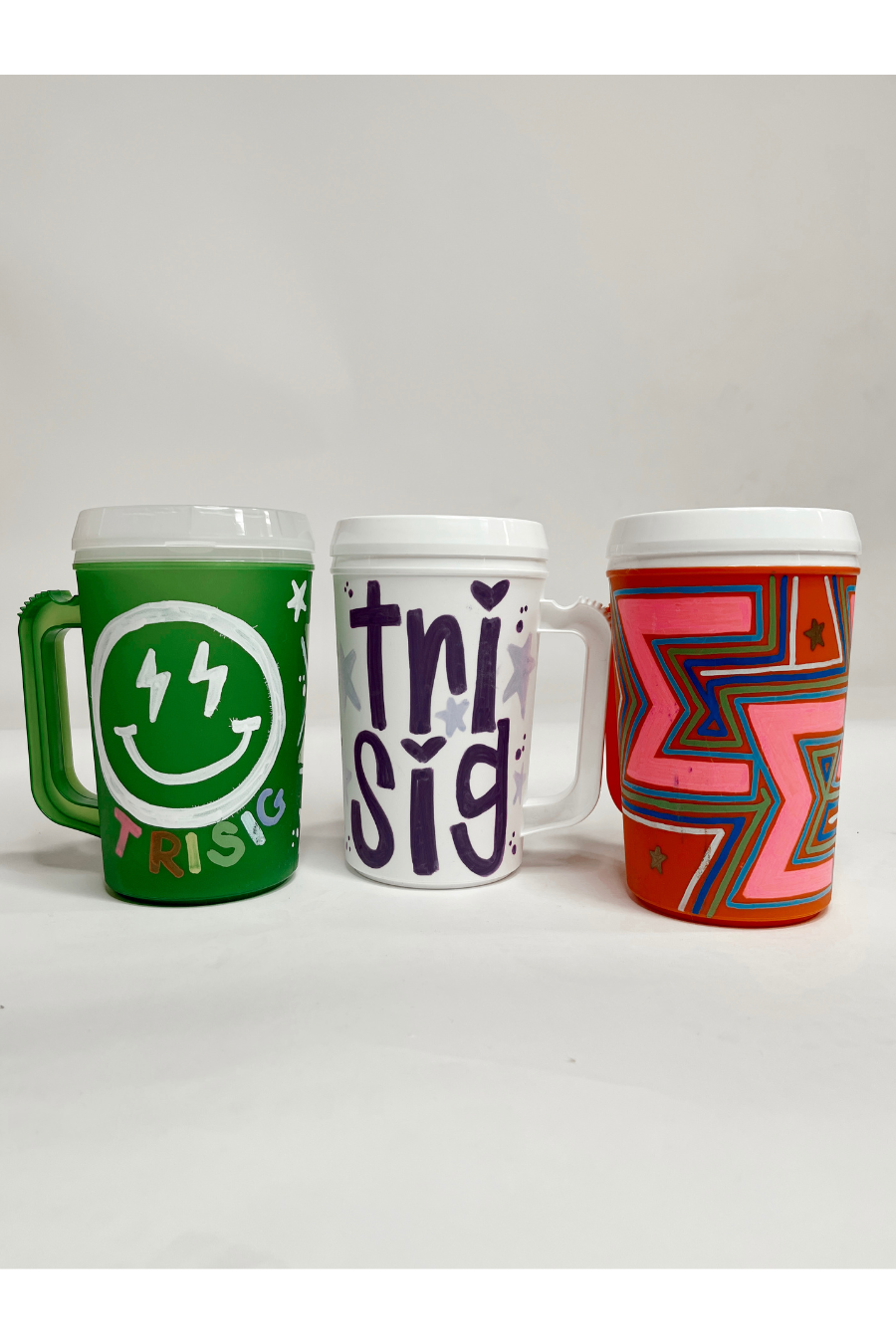 Sorority Hand Painted Mugs - Tri Sigma-Gifts + Candles-[option4]-[option5]-[option6]-Shop-Womens-Boutique-Store